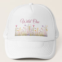 Chapeau de femme Wild One, jardin de fleurs sauvag