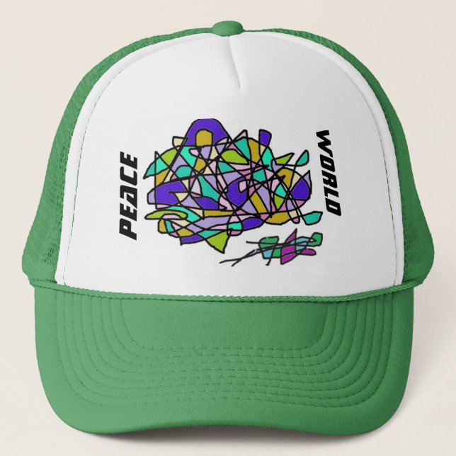 Casquette Chapeau de la paix mondiale (Devant)