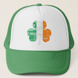 Casquette Chapeau de Shamrock de pavillon irlandais en détre