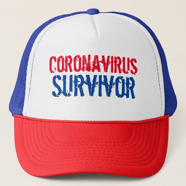 Casquette Chapeau de survivant Coronavirus (Devant)