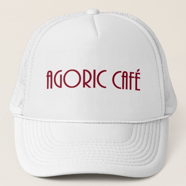 Casquette Chapeau de Trucker Café Agoric (Devant)