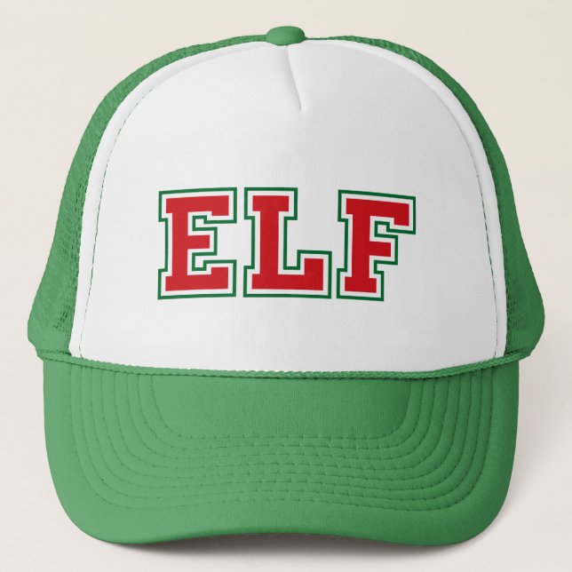 Casquette Chapeau de Trucker Elf Holiday (Devant)