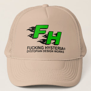 CASQUETTE CHAPEAU DE TRUCKER FLAME F_H (TERRE/VERT)
