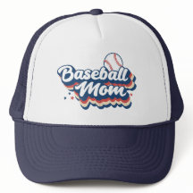 Chapeau de Trucker pour maman de baseball rétro