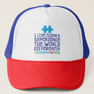 Casquette Chapeau du camionneur d'autisme/Casquette