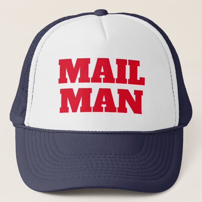 Casquette Chapeau du camionneur de costume MailMan (Devant)