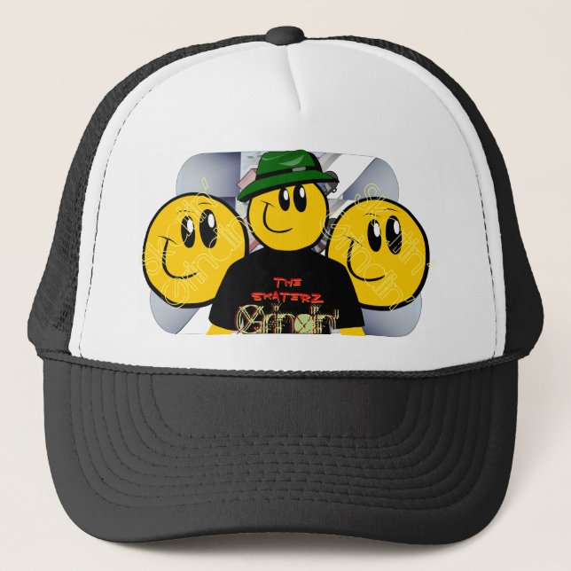 Casquette Chapeau du camionneur de patinage Grindin' (Devant)