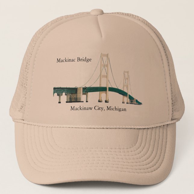 Casquette Chapeau du camionneur du pont Mackinac (Devant)