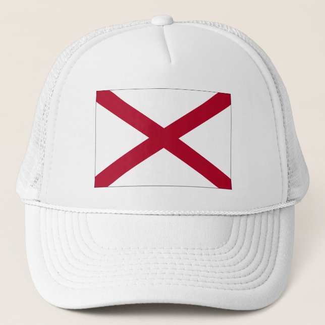 Casquette Chapeau du pavillon de l'État de l'Alabama (Devant)