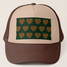 Casquette Chapeau en pain d'épices (vert et Brown)