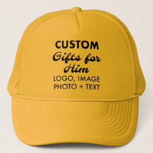 Casquette Chapeau jaune Cadeaux personnalisés pour lui