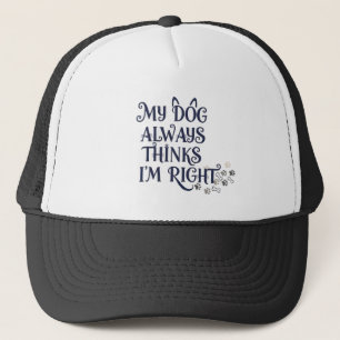 Casquette Chapeau Texte Drôle de Chien