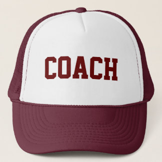 Casquette Chapeau Trucker COACH {Maroon}
