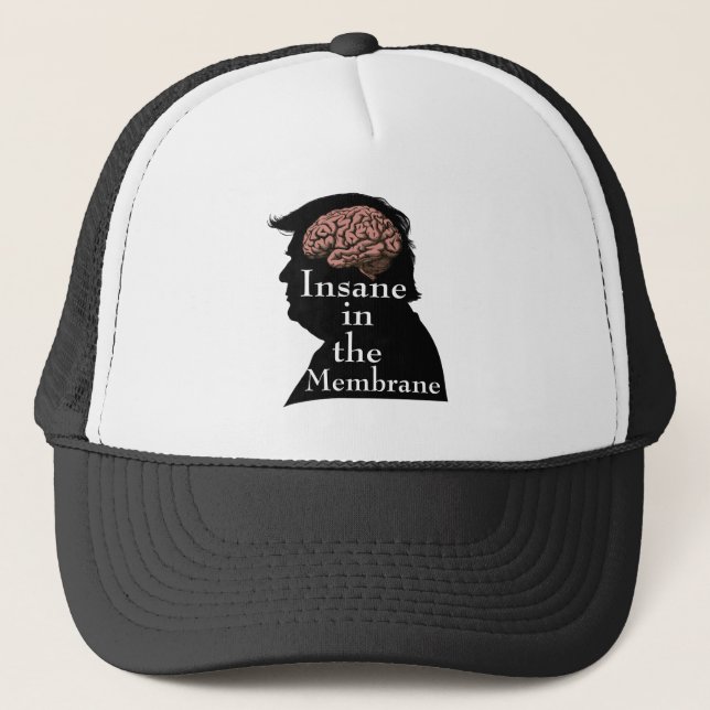 Casquette Chapeau Trump/Trucker fou (Devant)