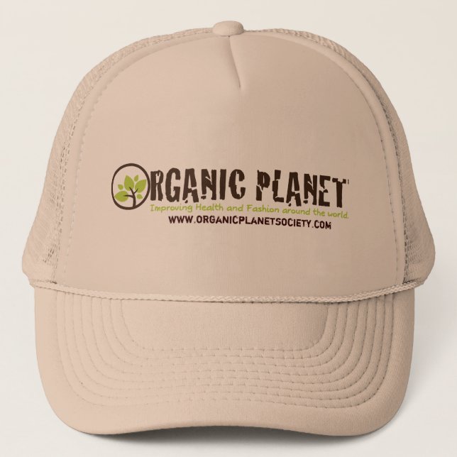 Casquette Chapeaux de camion Planète biologique (Devant)