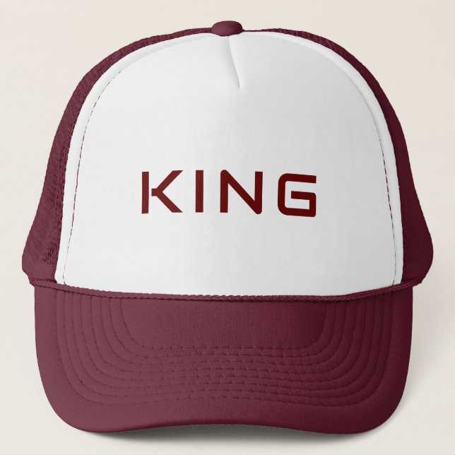 Casquette Chapeaux de camionnette couleur marron personnalis (Devant)
