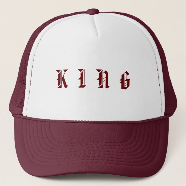 Casquette Chapeaux de camionnette couleur marron personnalis (Devant)