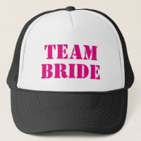 chapeaux de camionnette de l'équipe BRIDE rose