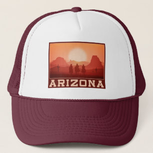 Casquette Chapeaux de camionneur Sunset Arizona