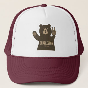 Casquette Charleston Virginie Occidentale Ours de la paix