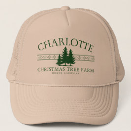 Casquette Charlotte Christmas Tree Farm, Caroline du Nord
