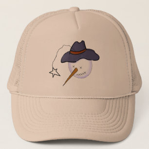 Casquette Charmant bonhomme de neige primitif de Noël