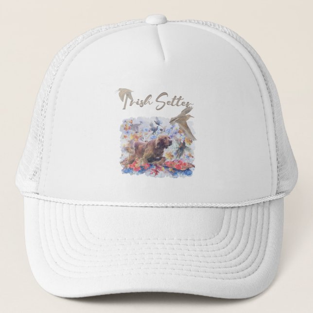 Casquette Chasse au Setter irlandais (Devant)