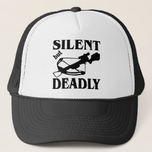 Casquette Chasse silencieuse mais mortelle d'arbalète