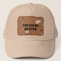 Casquette : Chasseur de trésors sur une vieille ca