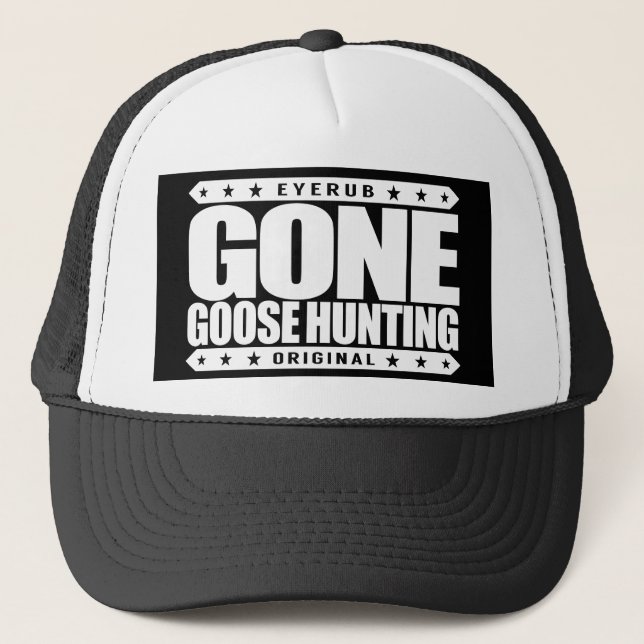 Casquette Chasseur fier et moral de CHASSE ALLÉE d'OIE - (Devant)