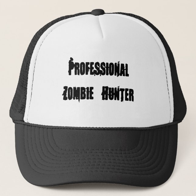 Casquette Chasseur professionnel de zombi (Devant)