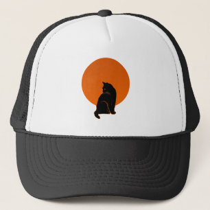 CASQUETTE CHAT AU CLAIR DE LUNE