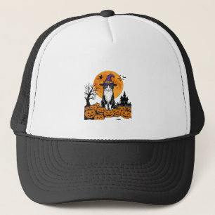 Casquette Chat de Halloween Sorcière Citrouille Vintage Épou