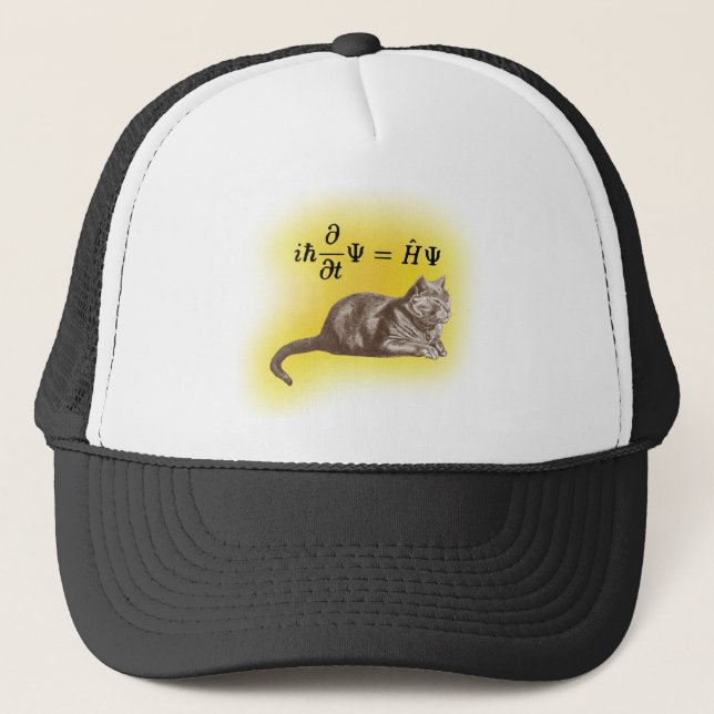 Casquette Chat de Schrodinger (Devant)