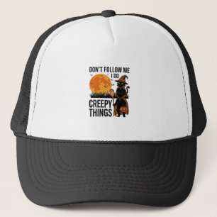 Casquette Chat d'Halloween Choses Effrayantes Sorcière Drôle