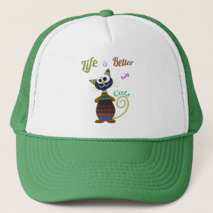 Casquette Chat drôle