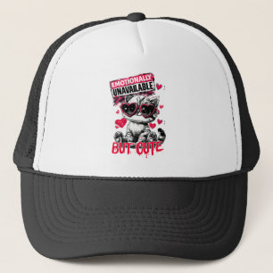Casquette Chat émotionnellement indisponible mais mignon ave