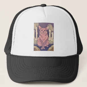 Casquette Chat Halloween Magique Nuit Atmosphère Citrouille
