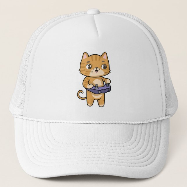 Casquette Chat Jouer avec contrôleur (Devant)