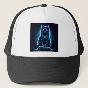 Casquette Chat Néon Fond Vif-97948