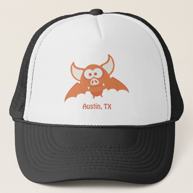 Casquette Chat orange - Austin, TX (Devant)