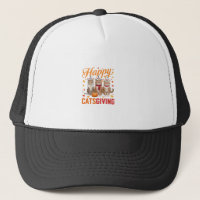 Chats de Happy Catsgiving Halloween Thanksgiving C