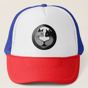 Casquette Chats noirs et blancs