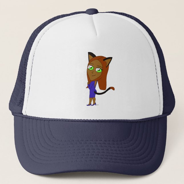 Casquette chatte chibi  (Devant)