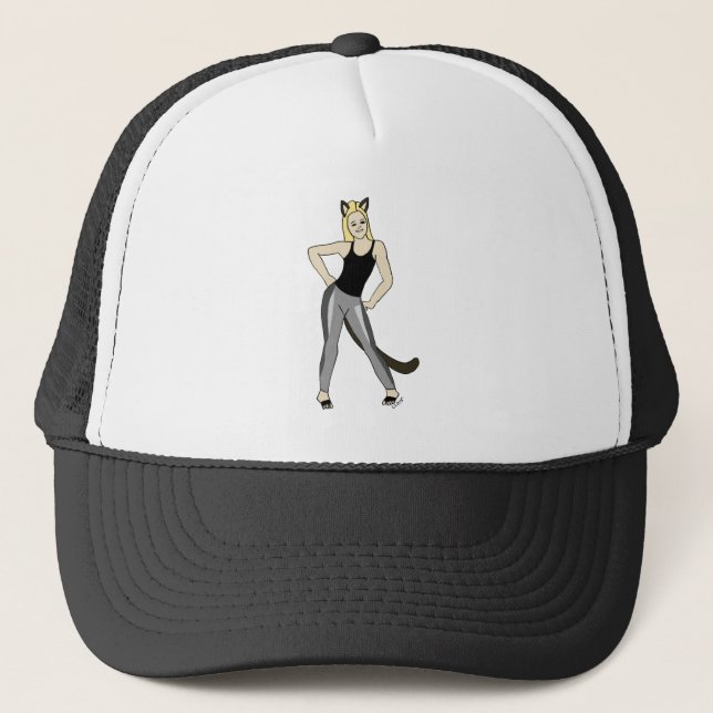 Casquette chatte fille   (Devant)