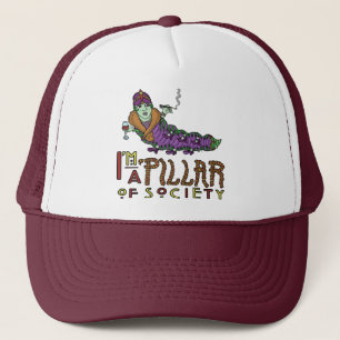 Casquette Chatte-pilier de la société Pun animal amusant