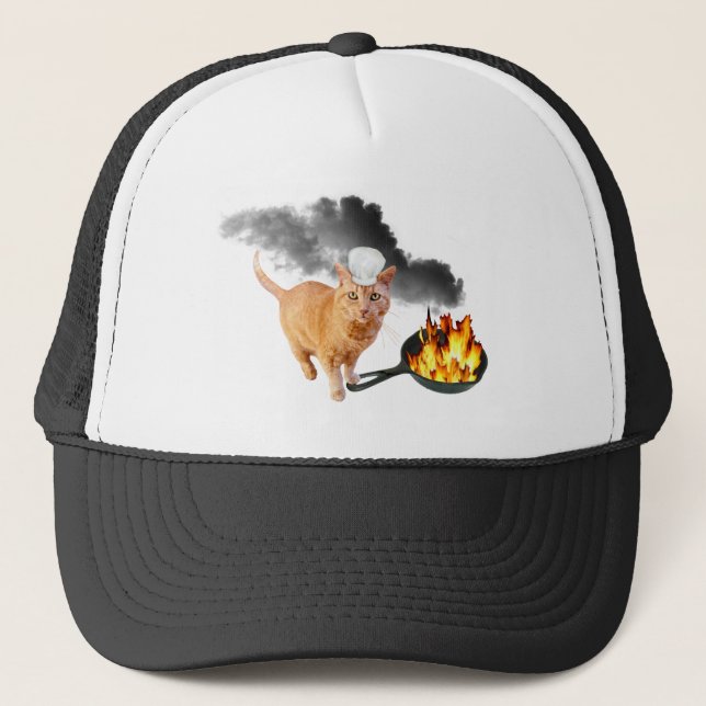 Casquette chef de chats (Devant)