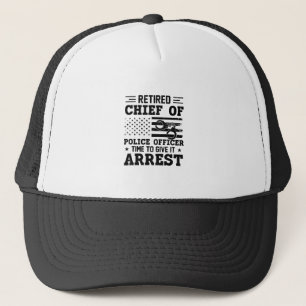 Casquette Chef De Police À La Retraite - Américain-drôle