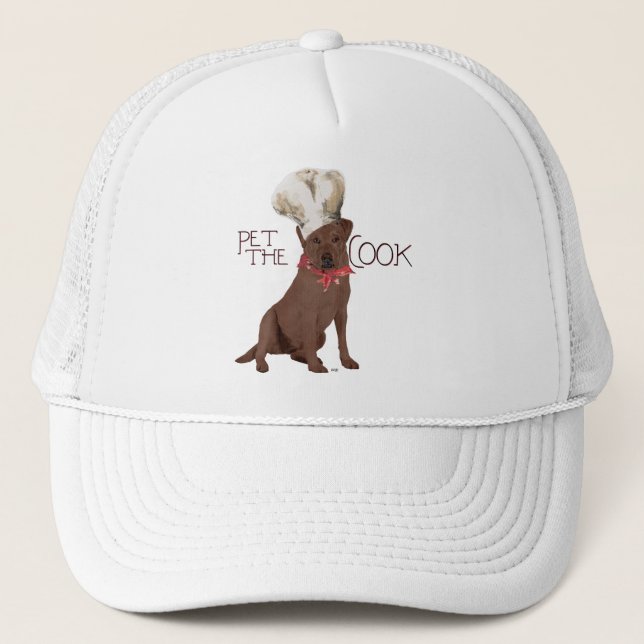 Casquette Chef Labrador Retriever au Chocolat (Devant)