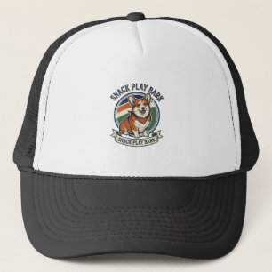 Casquette Chemise de chien Corgi drôle gravure vintage amour